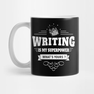 Writing is my Superpower Mug